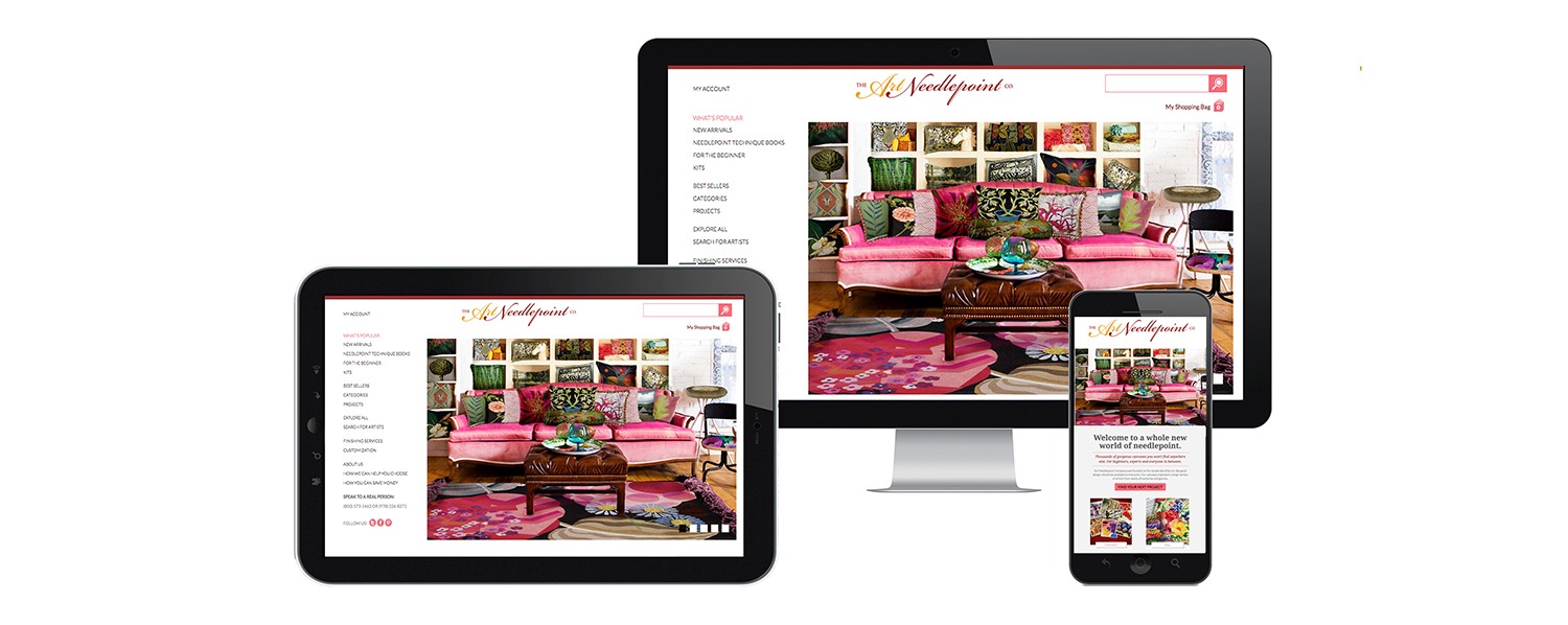 Home page and shopping cart redesign. Compositing and creation of custom rooms.